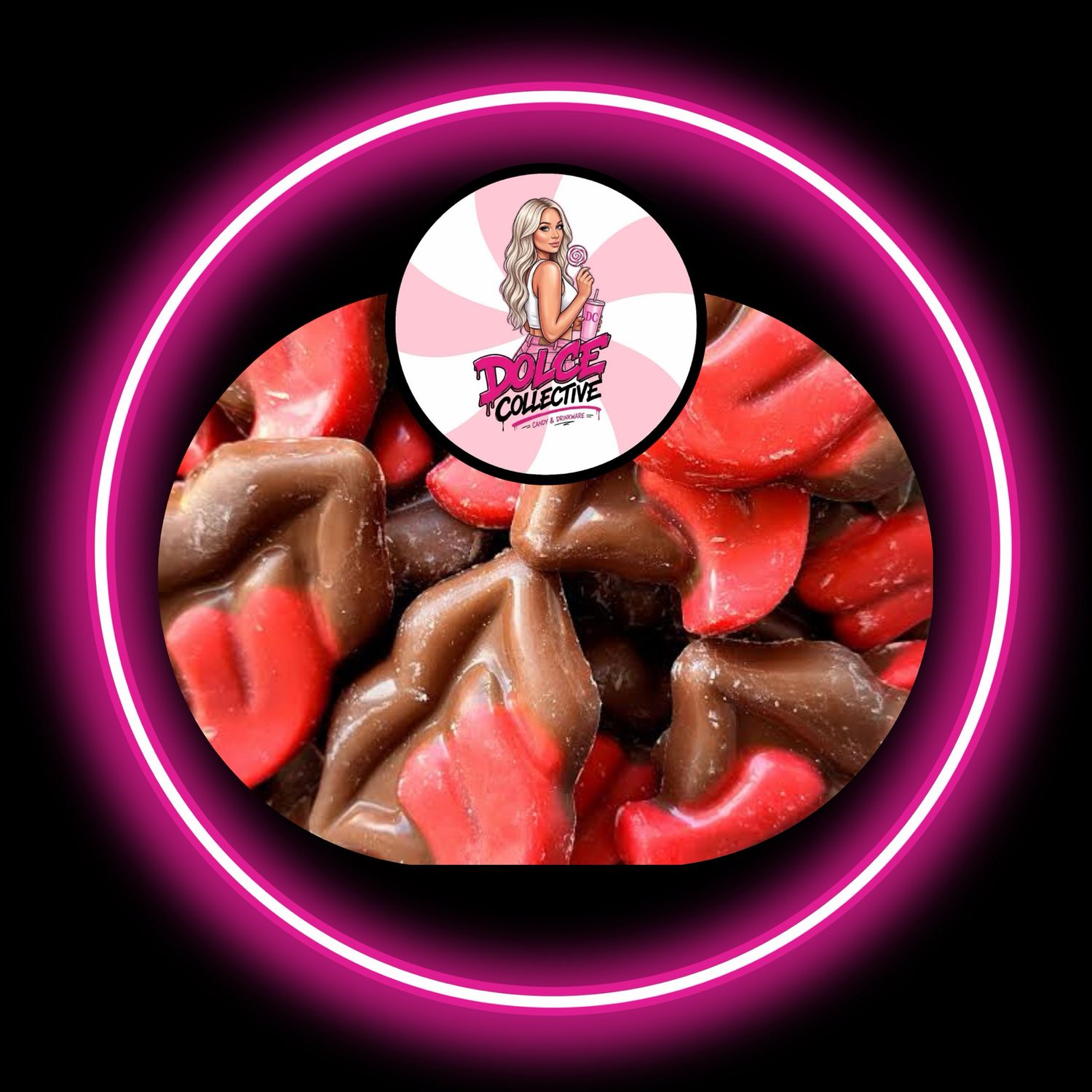 Strawberry Chocolate Lips 100g