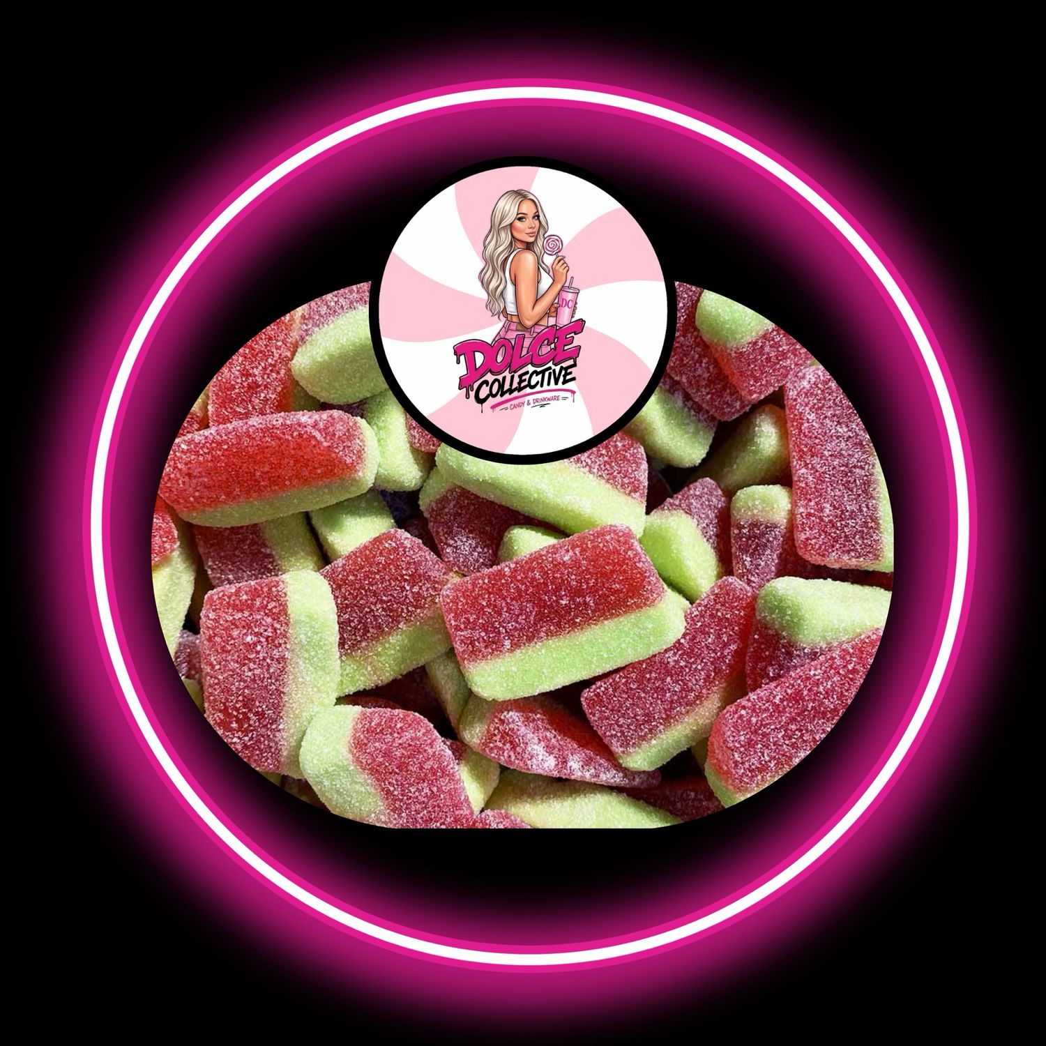 Sour Watermelon Slices 100g