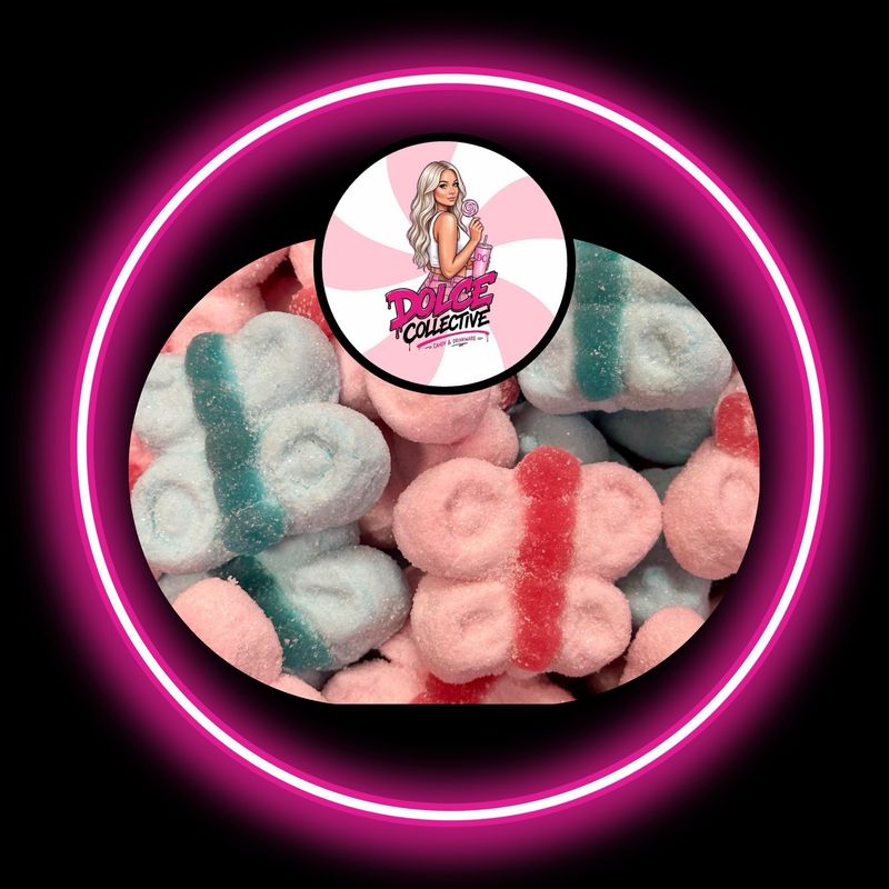 UK Marshmallow Butterflies 100g