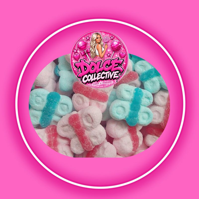 UK Marshmallow Butterflies 100g