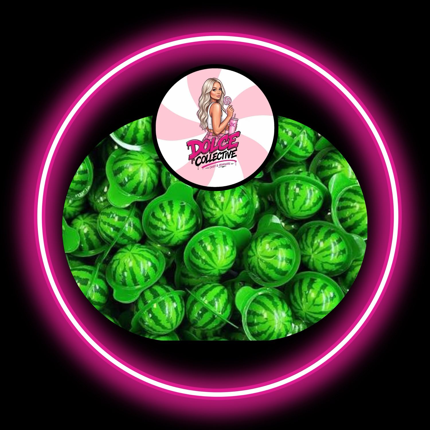 3D Filled Gummy Watermelon Balls Each