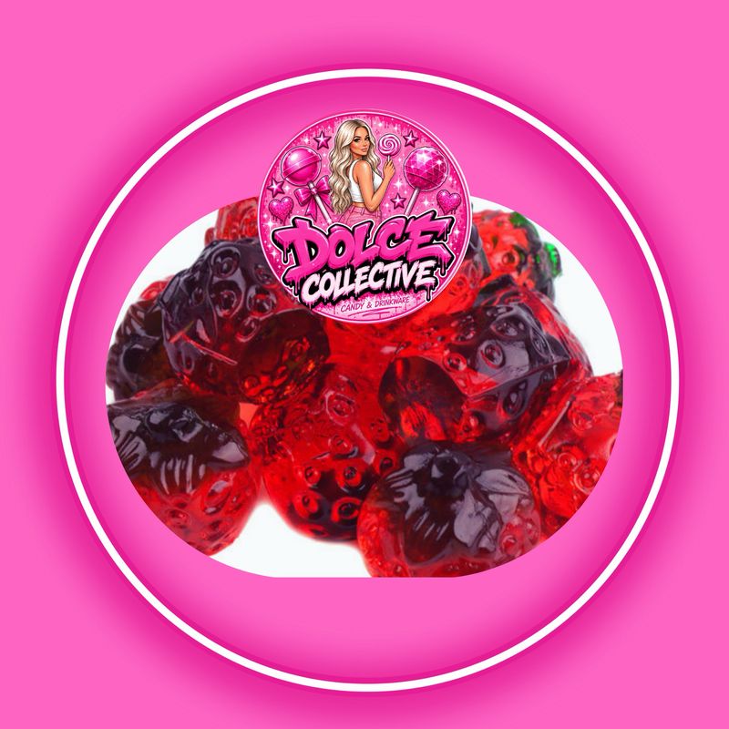 3D Liquid Filled Strawberries 100g