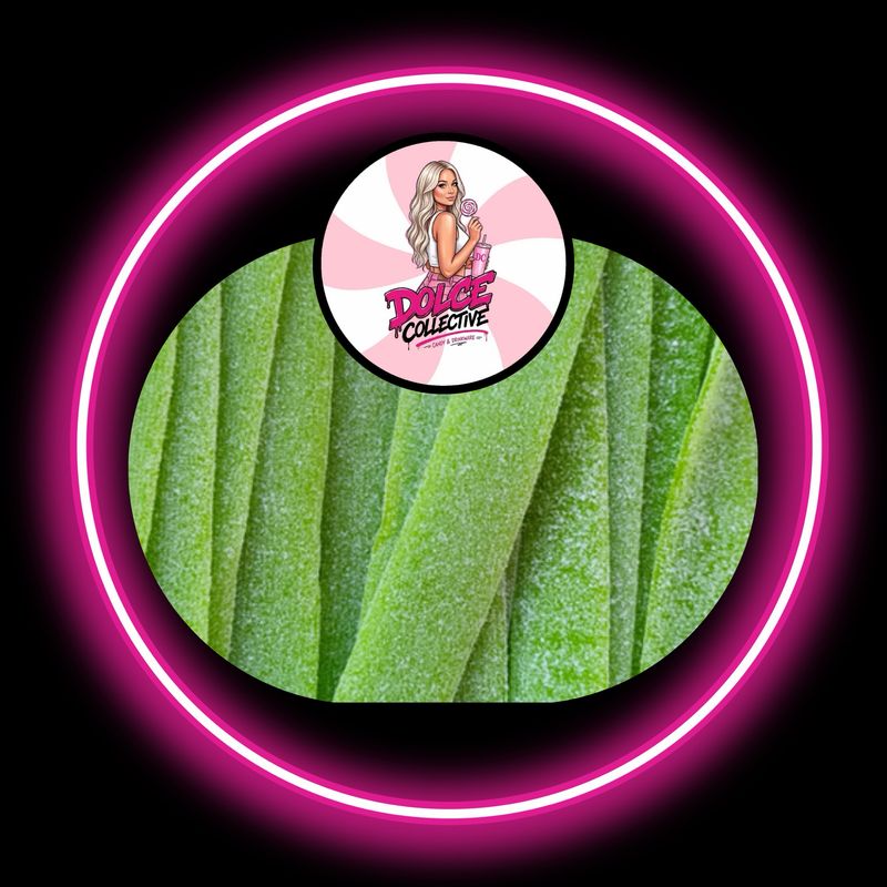 Sour Green Apple Belts 100g