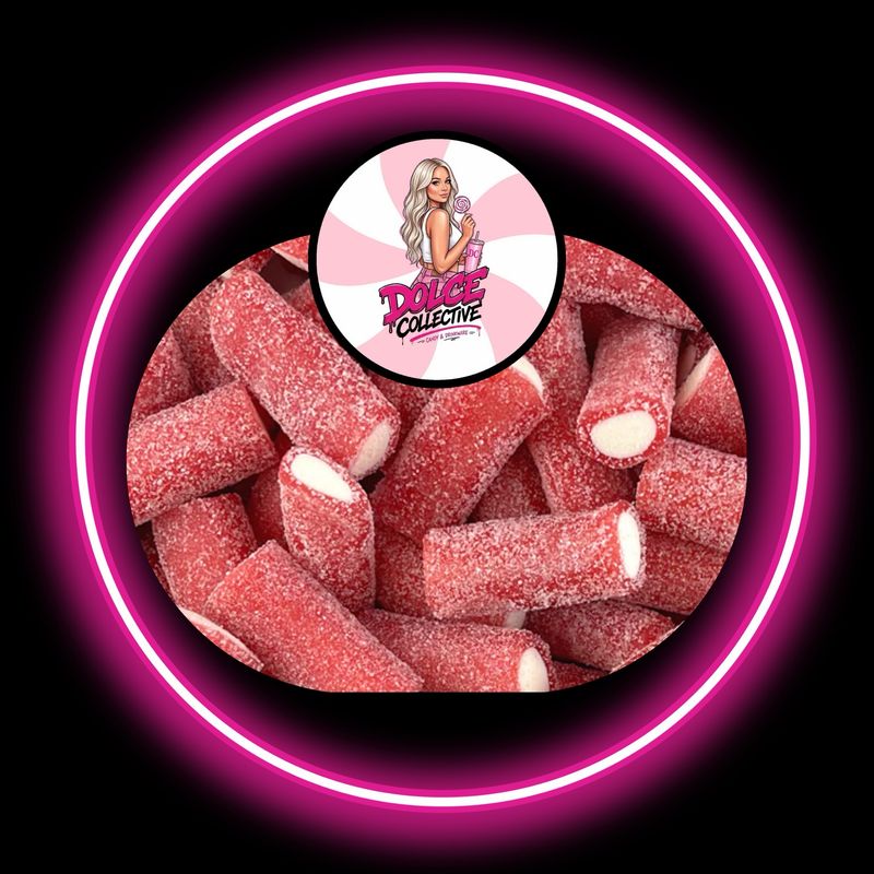 Sour Strawberry Jumbo Tubes 100g