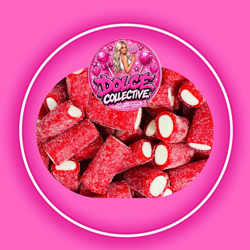 Sour Strawberry Jumbo Tubes 100g