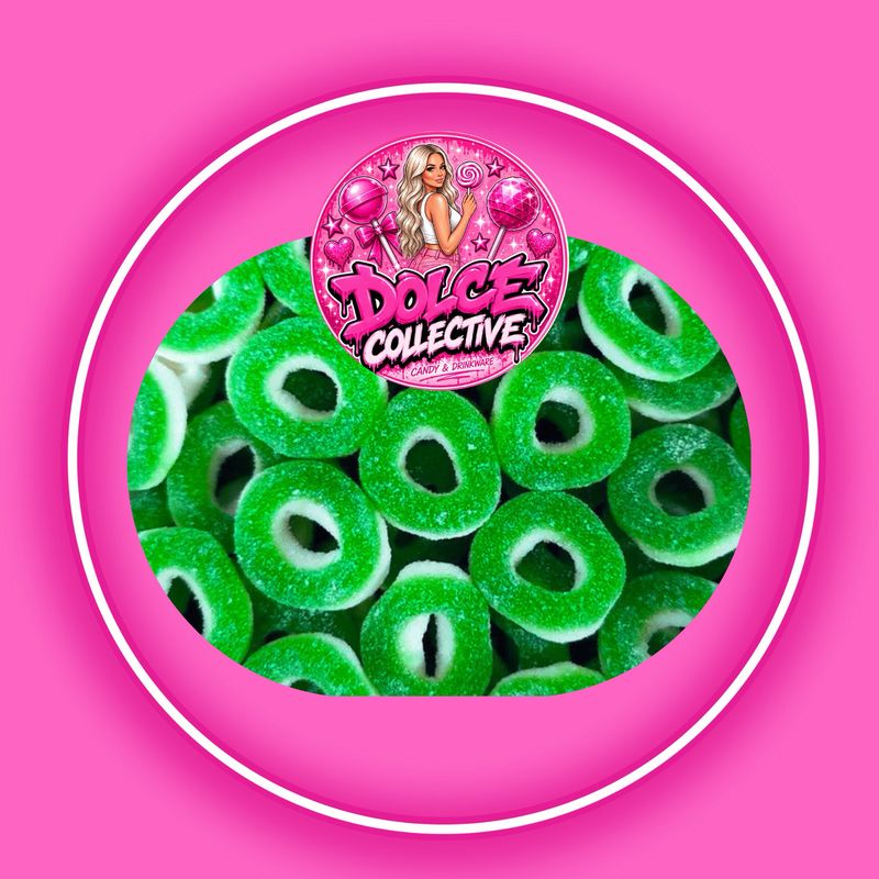 Sour Apple Rings 100g