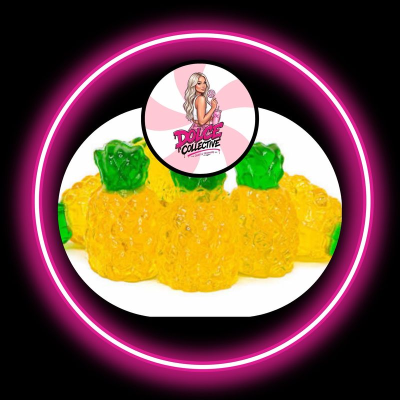 3D Gummy Filled Pineapples