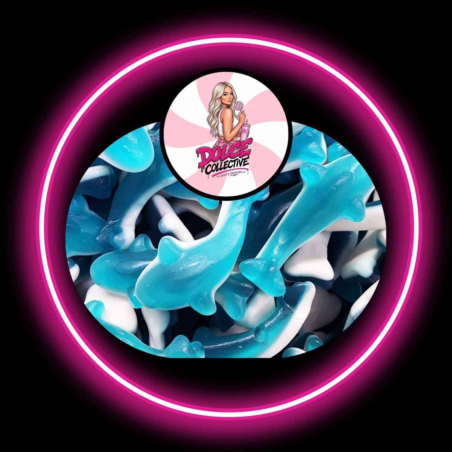 Gummy Blue Dolphins 100g