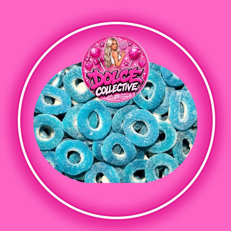 Sour Blueberry Rings 100g
