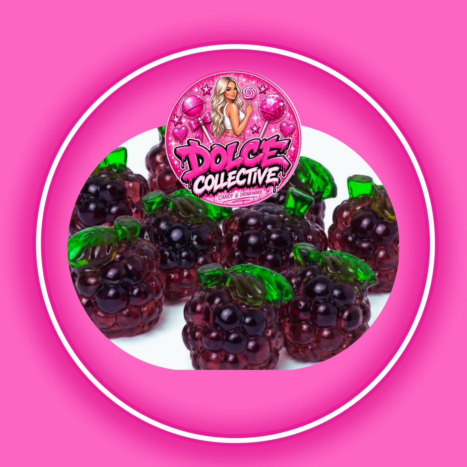 3D Liquid Filled Grapes 100g