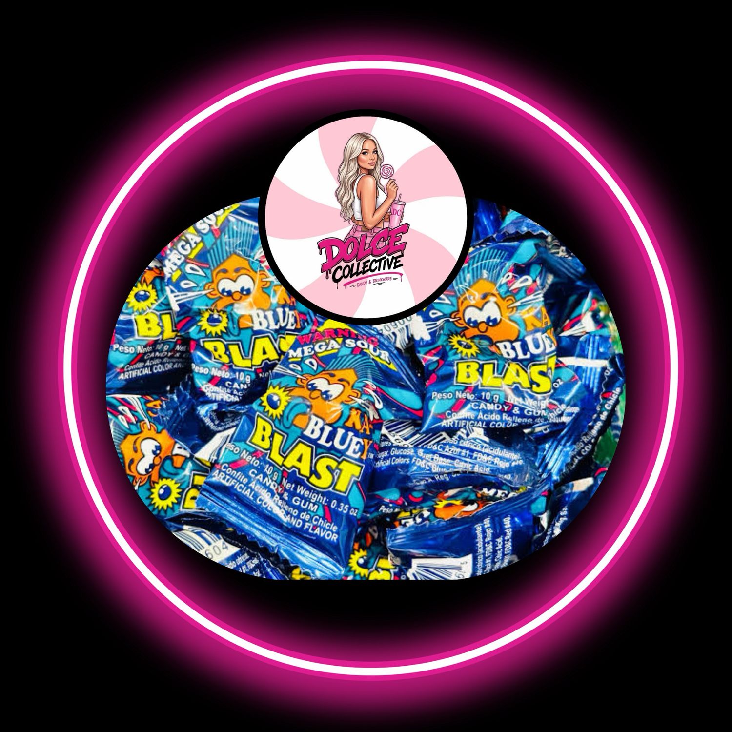 Ka Bluey Blast Sour Balls 100g