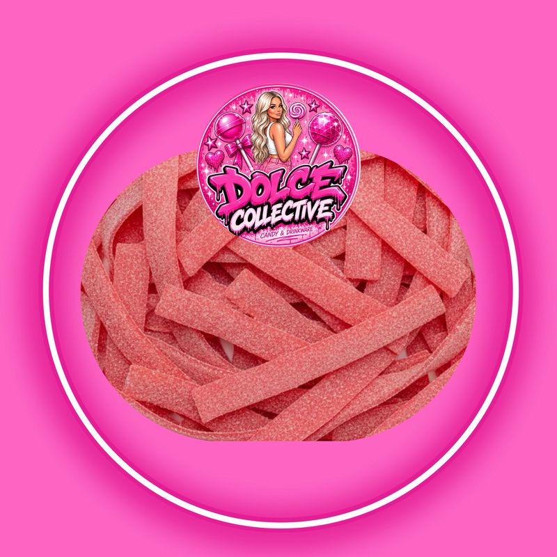 Sour Strawberry Belts 100g