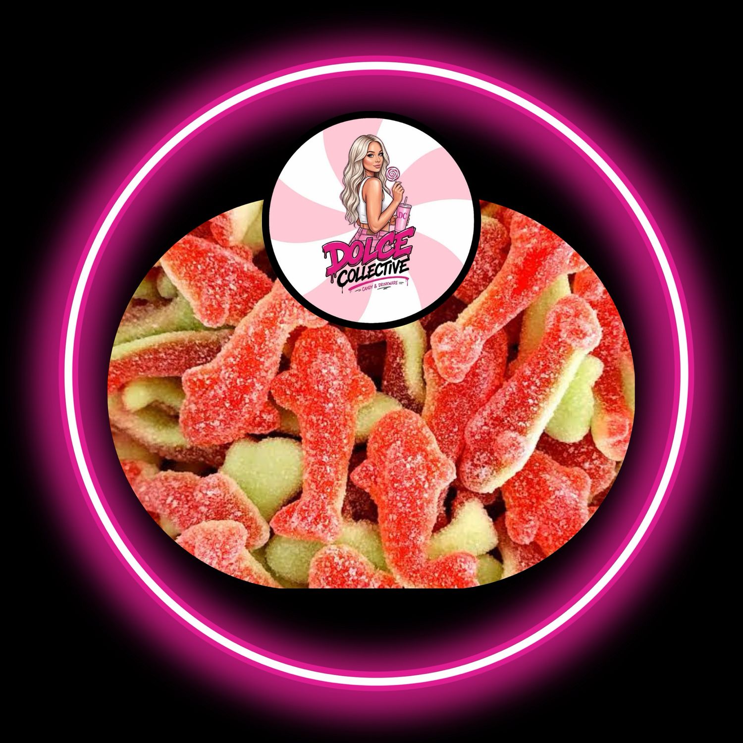 Sour Berry Sharks 100g