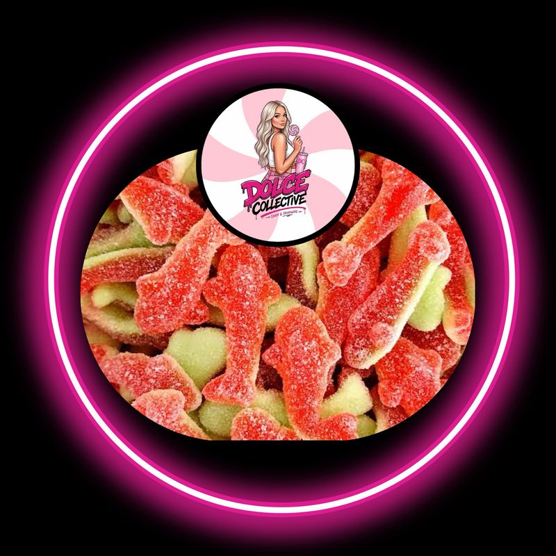 Sour Berry Sharks 100g
