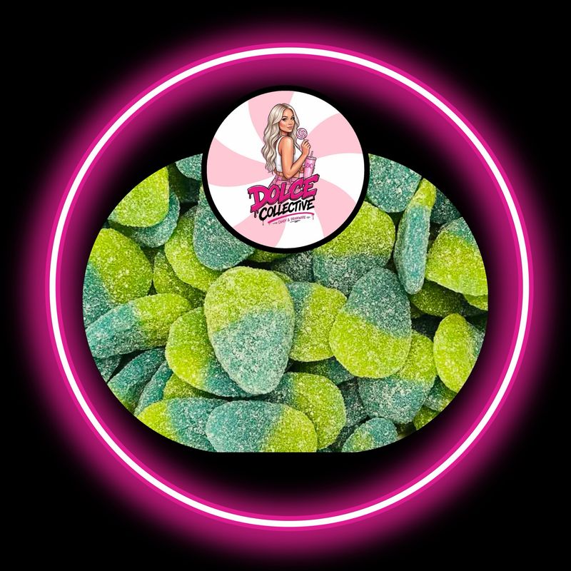 Sour Blue &amp; Green Strawberries 100g