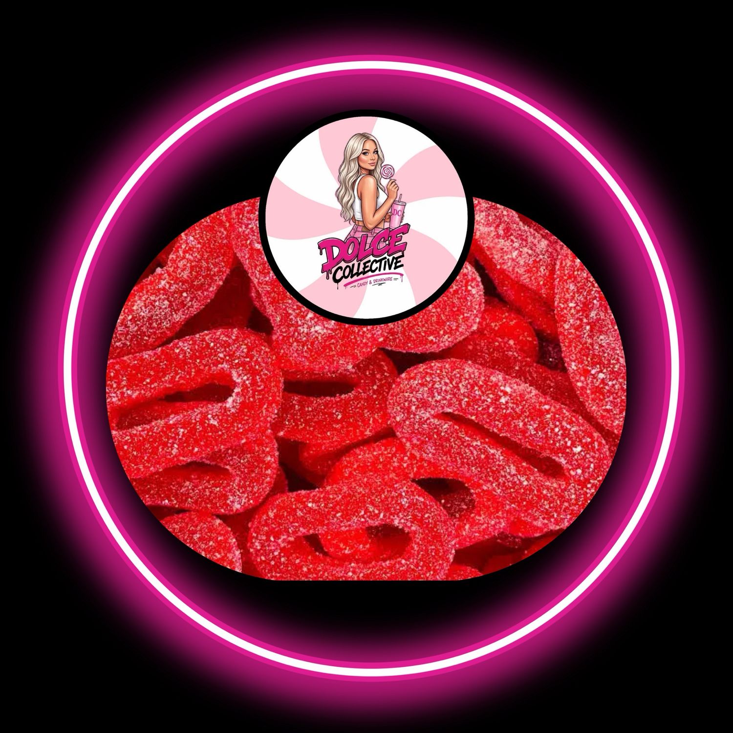 Strawberry Rings 100g