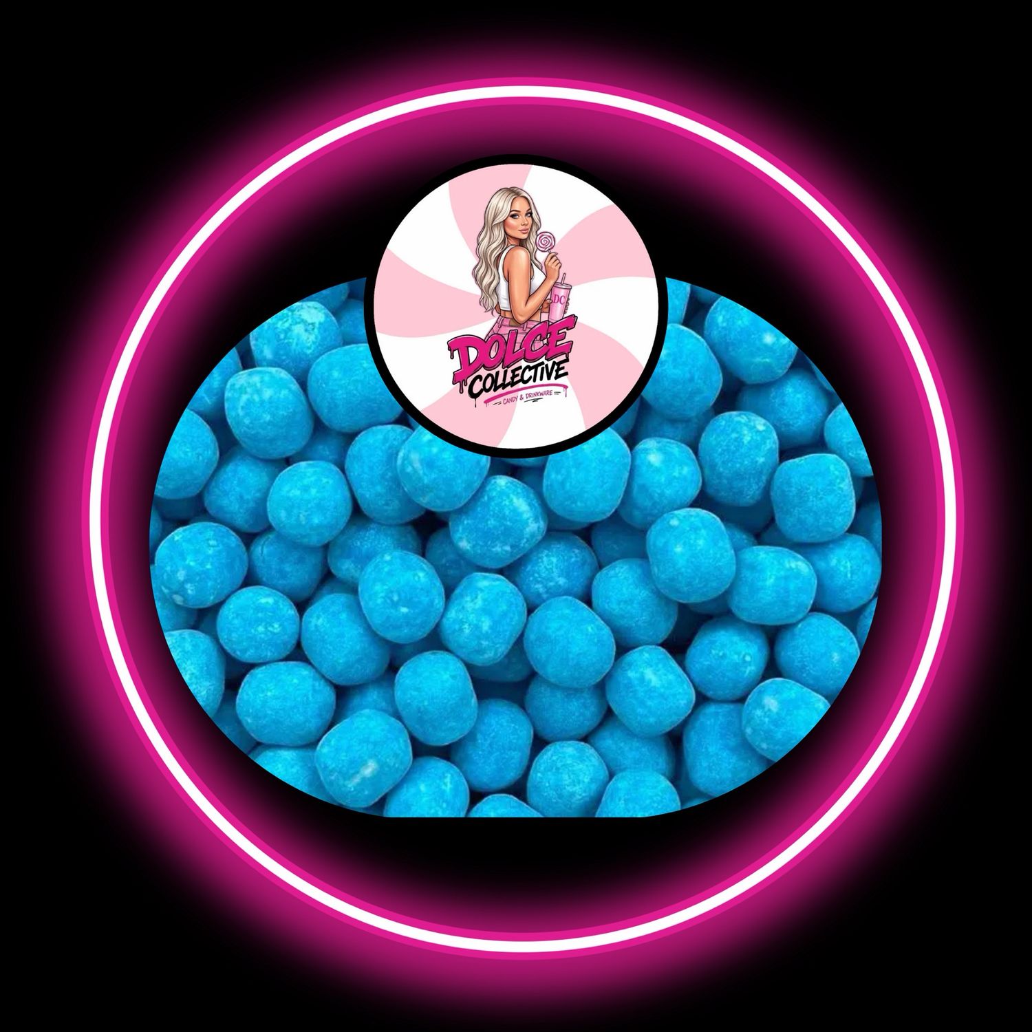UK Blue Raspberry Bon Bons 100g