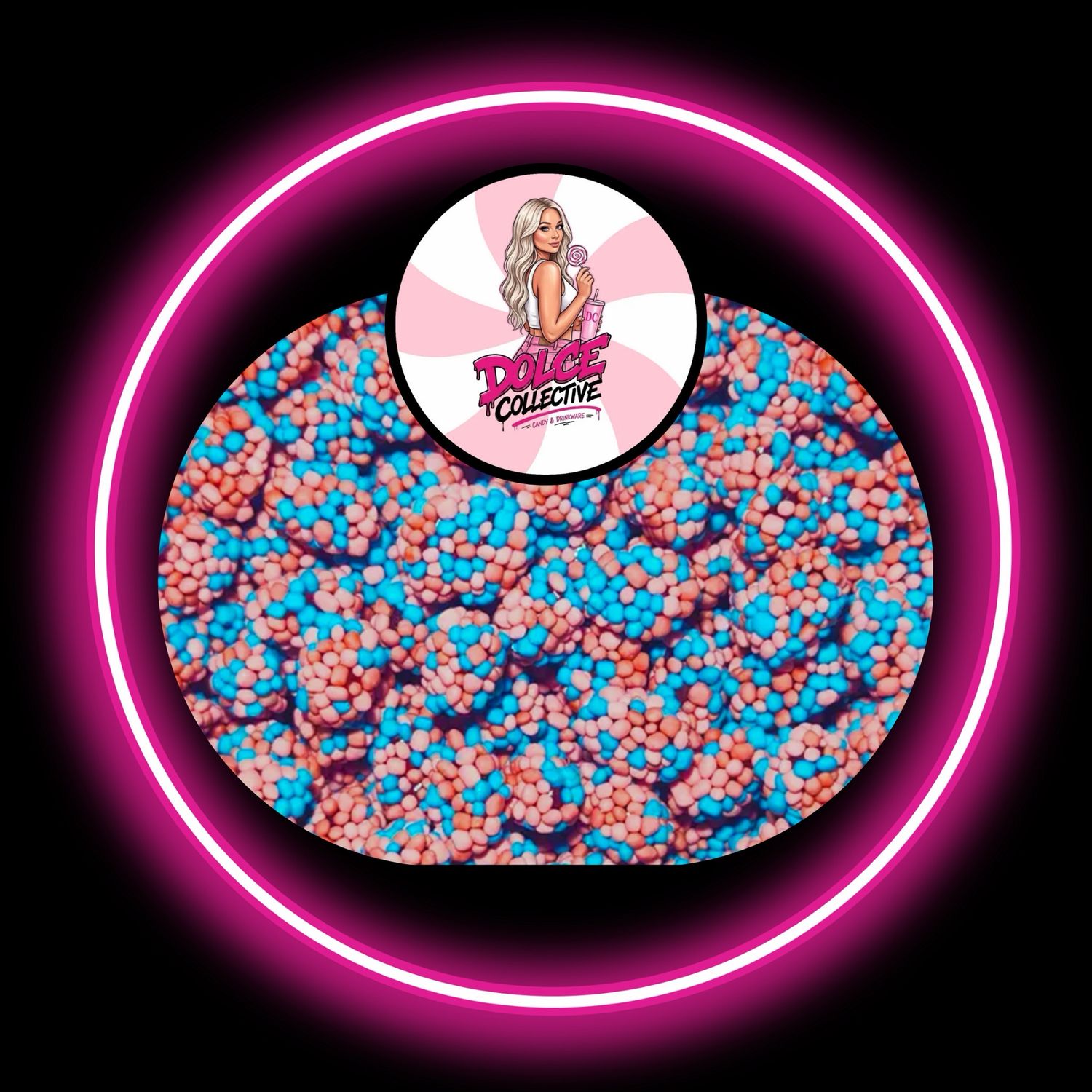 Berry Crunchy Gummy Clusters 100g