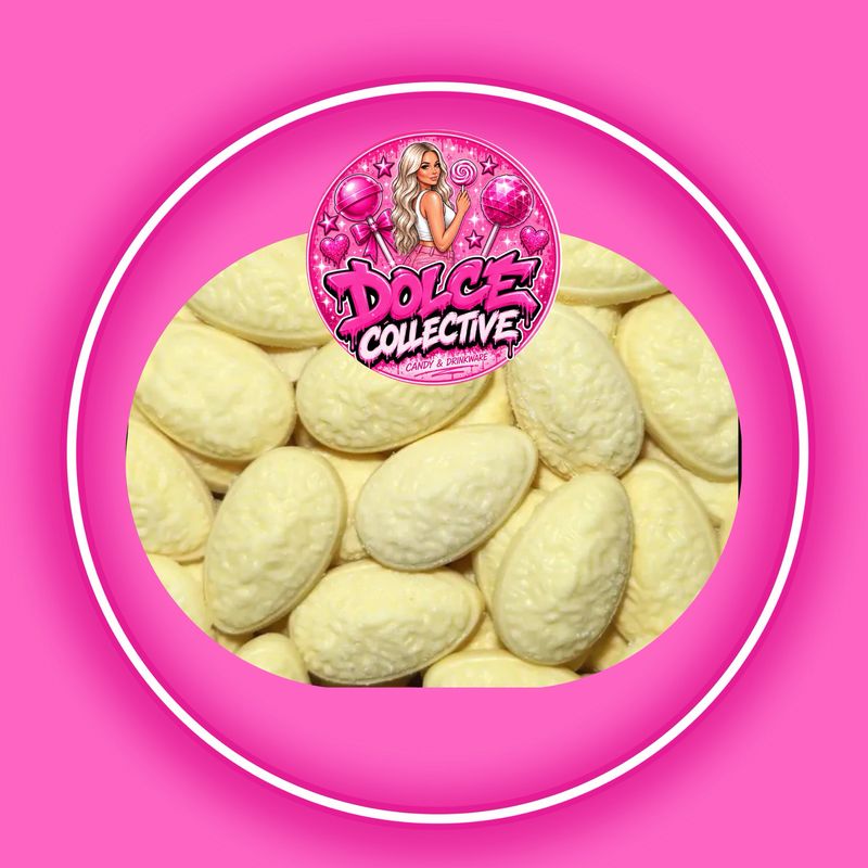 White Chocolate Coconut Halves 100g