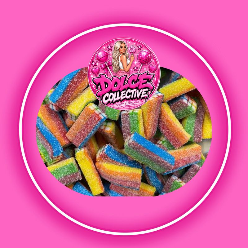 Sour Rainbow Bricks 100g