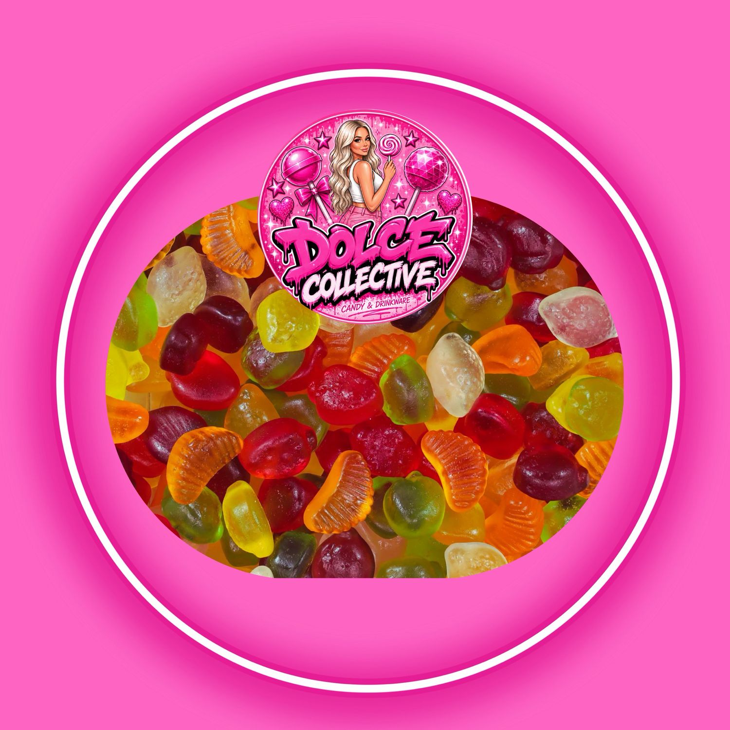 Sugar Free Gummy Fruit Salad 100g