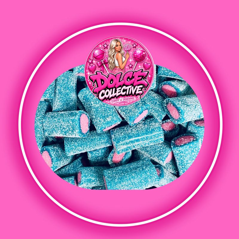 Sour Blue Raspberry Jumbo Tubes 100g