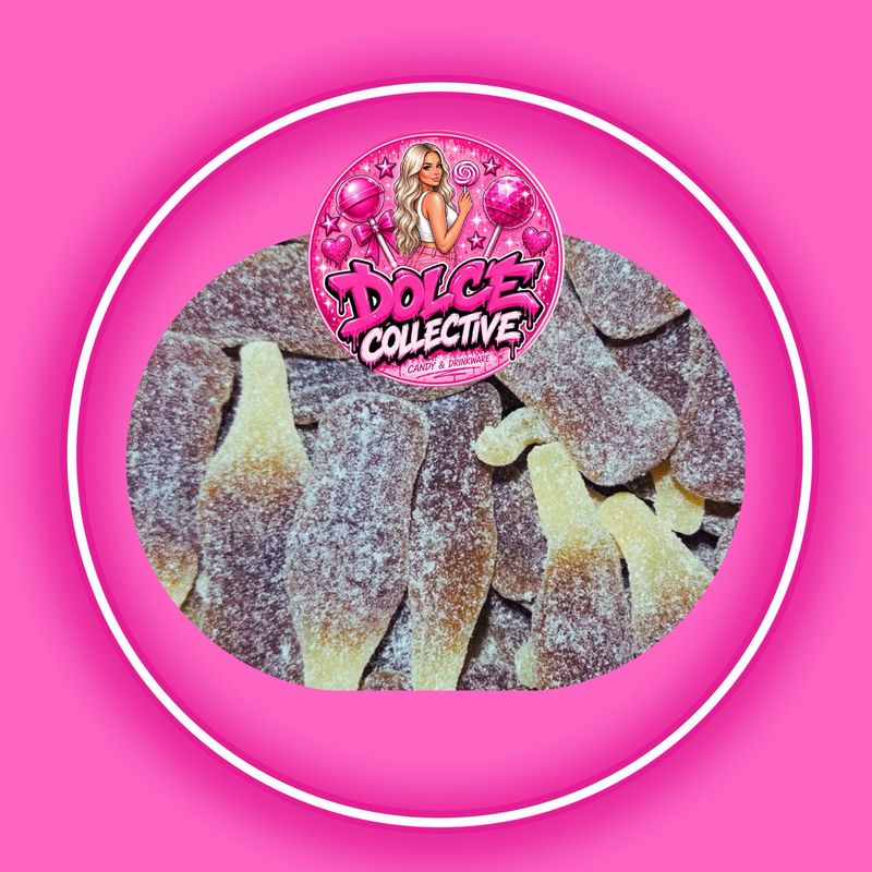 Jumbo Sour Cola Bottles 100g