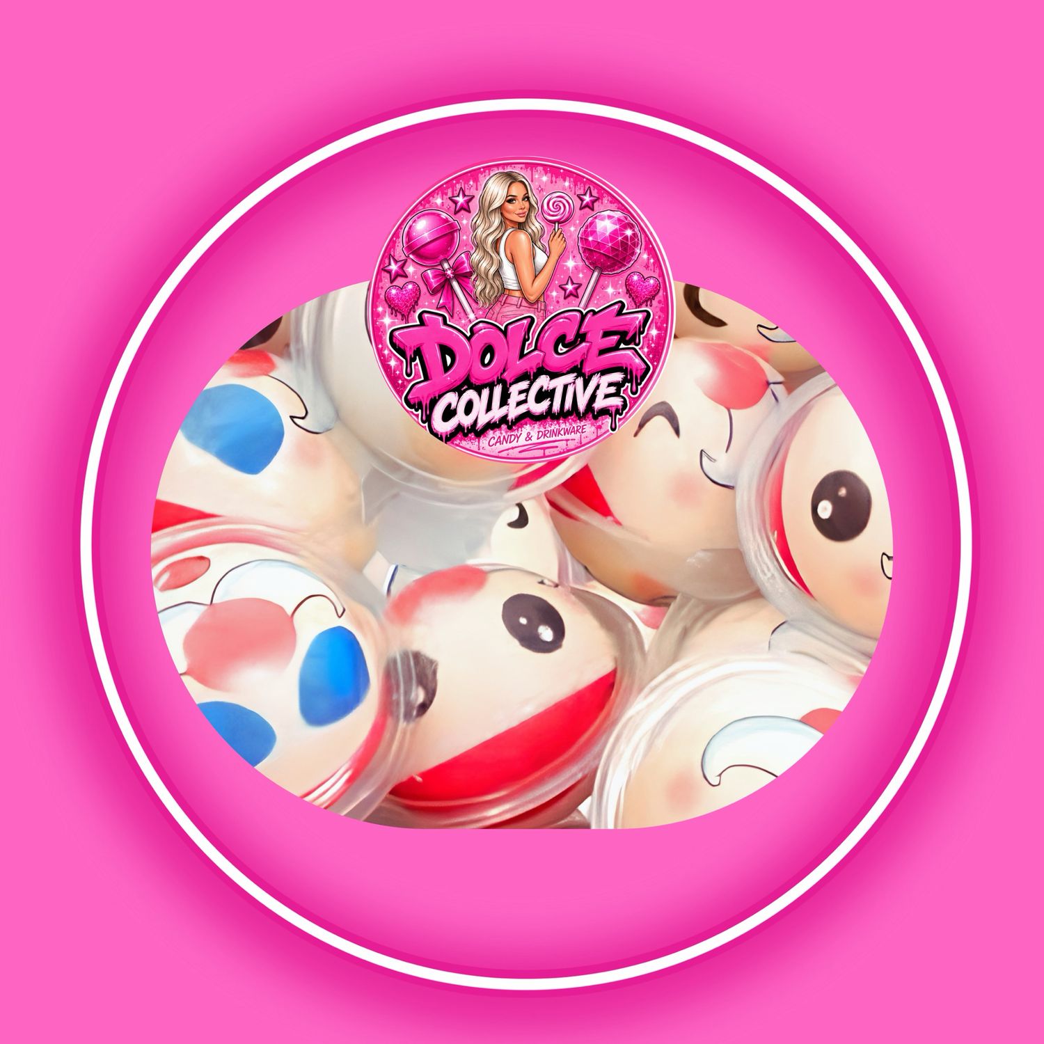 3D Ball Gummy Clowns Each