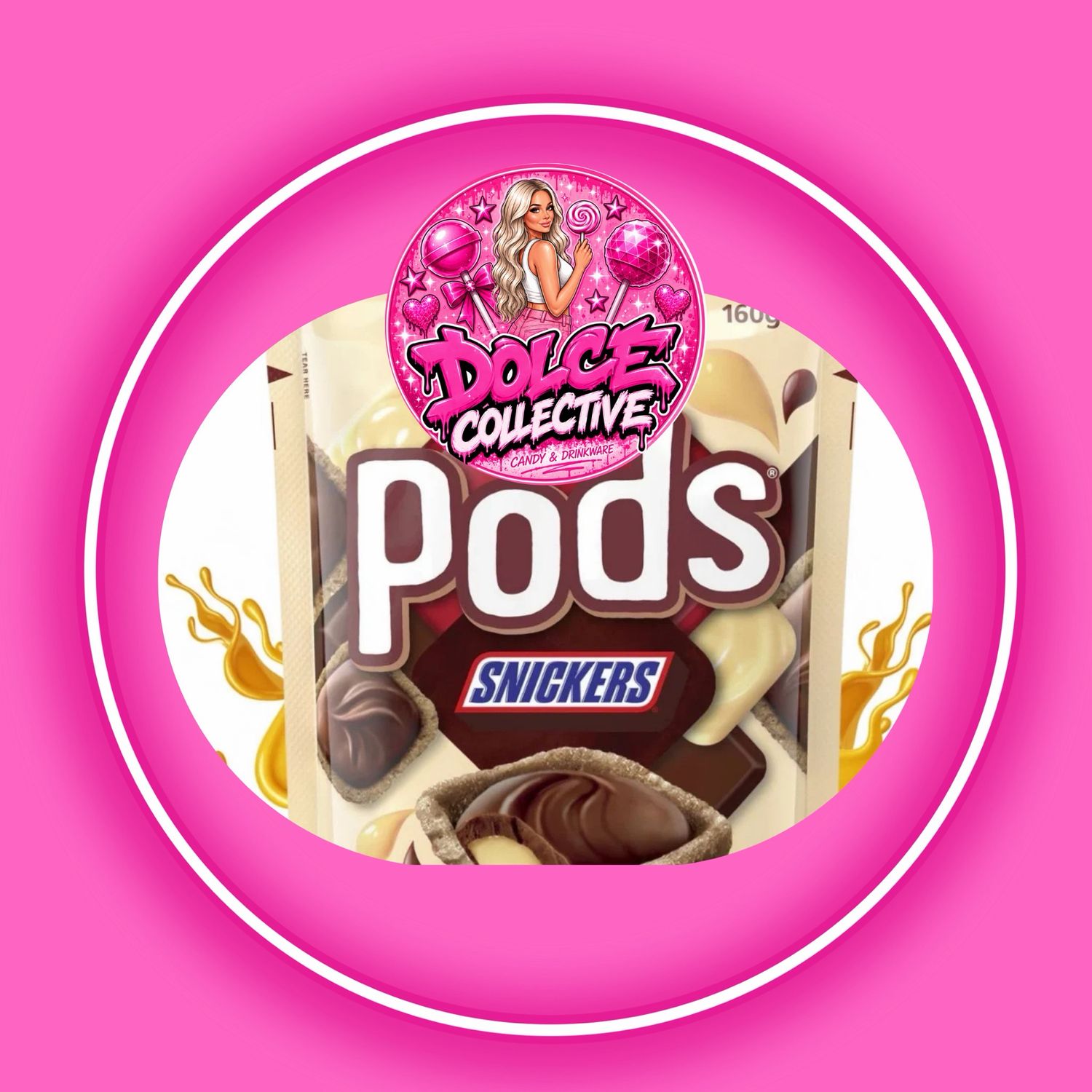 Pods Snickers 160g
