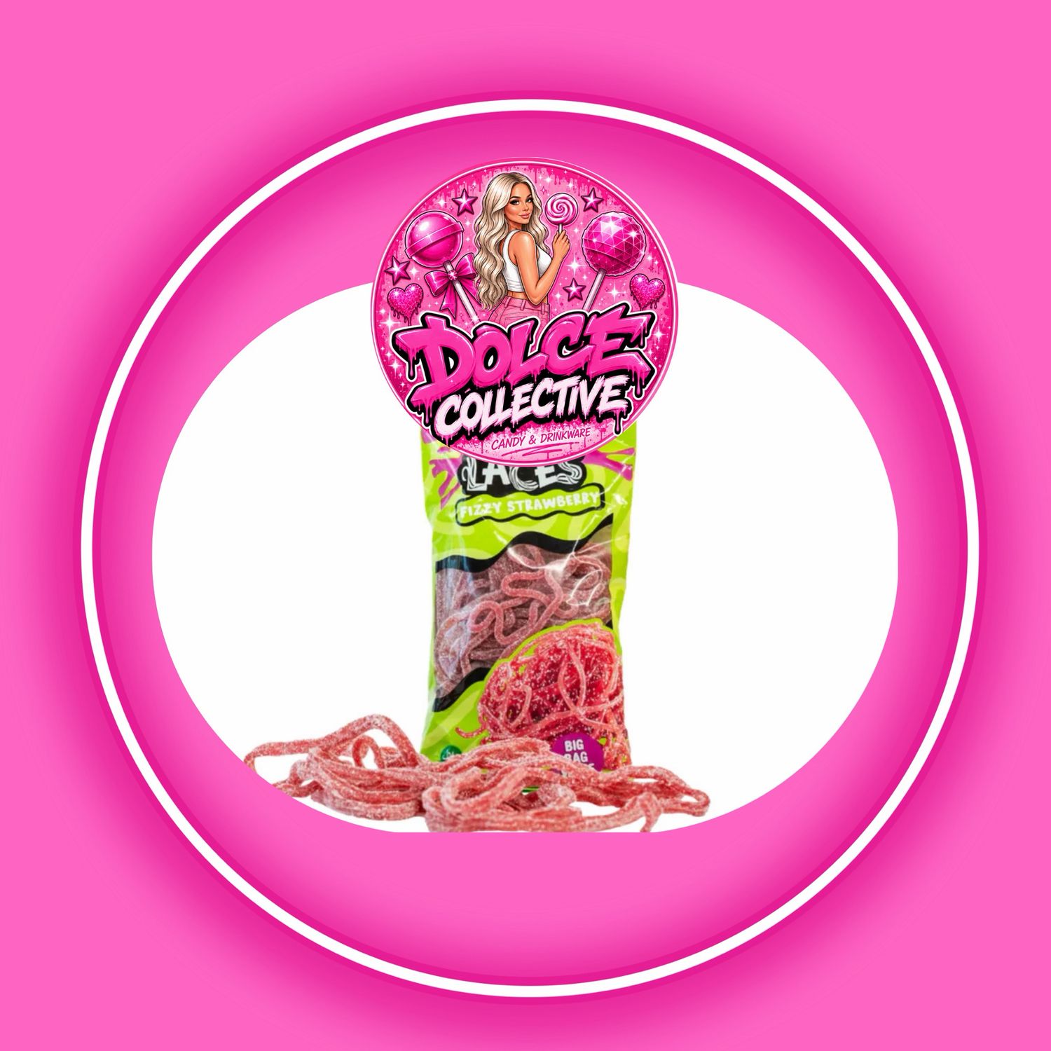 Bebeto Fizzy Laces Strawberry