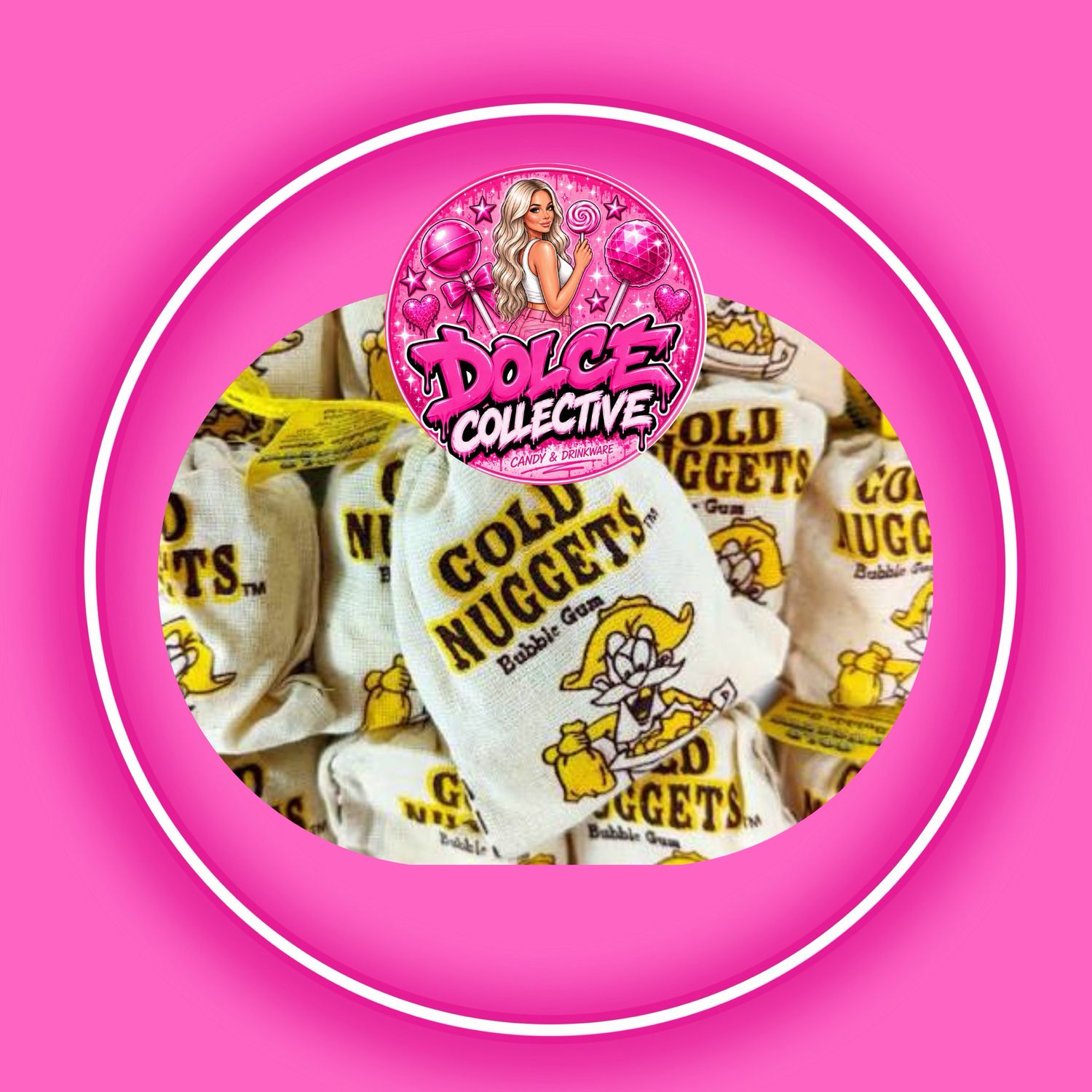 JOJO Gold Nuggets Bubblegum 50g
