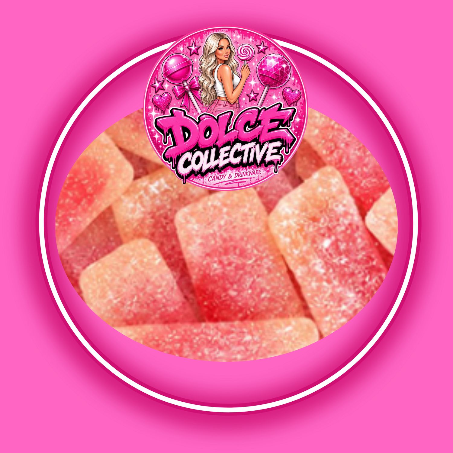 Sour Strawberry Gummy Pie's
