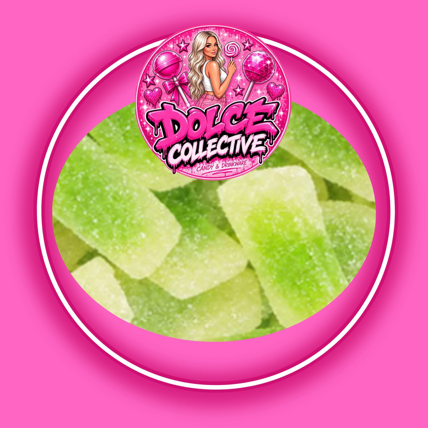 Sour Apple Gummy Pie's