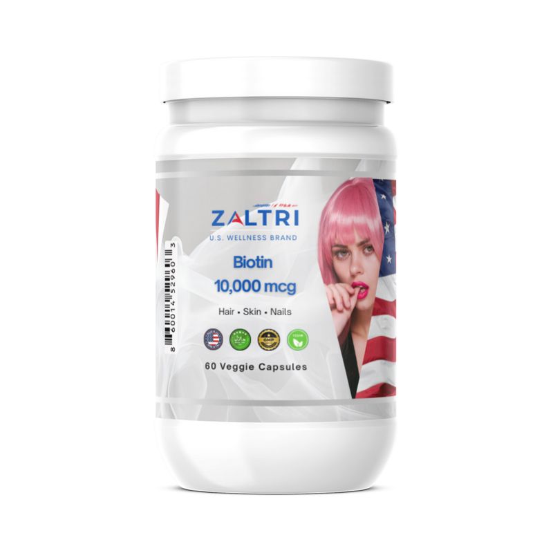 Biotin 10,000 mcg – Maximum Strength Formula