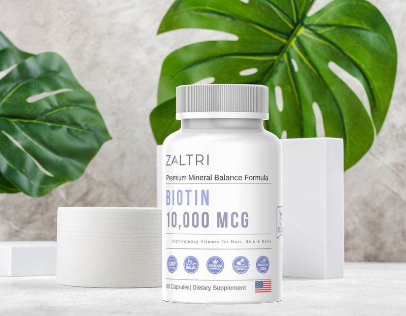 Biotin 10,000 mcg – Maximum Strength Formula