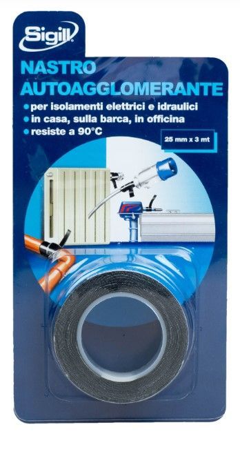 NASTRO AUTOAGGLOMERANTE 25 MM X 3 M NASTRO AUTOAGGLOMERANTE 25 MM X 3 M