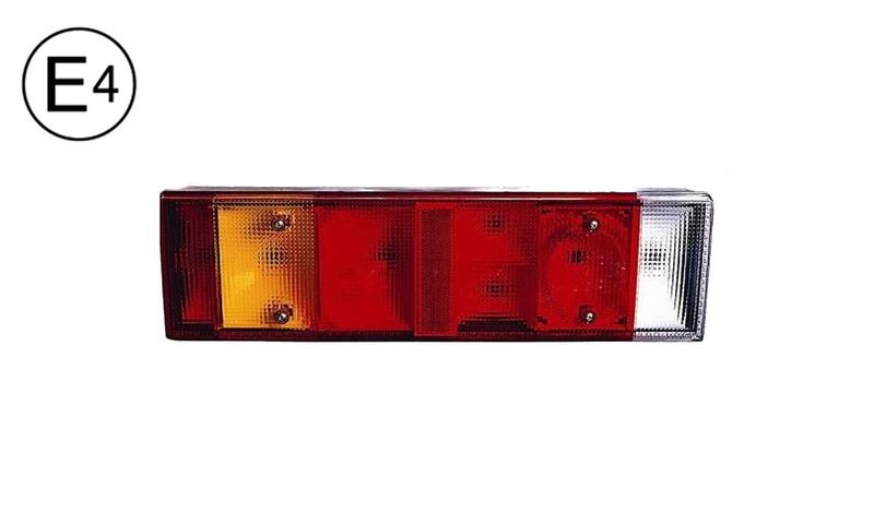 FANALE POST SINISTRO CON CONNETTORE POSTERIORE E LUCE TARGA - 240.12101D