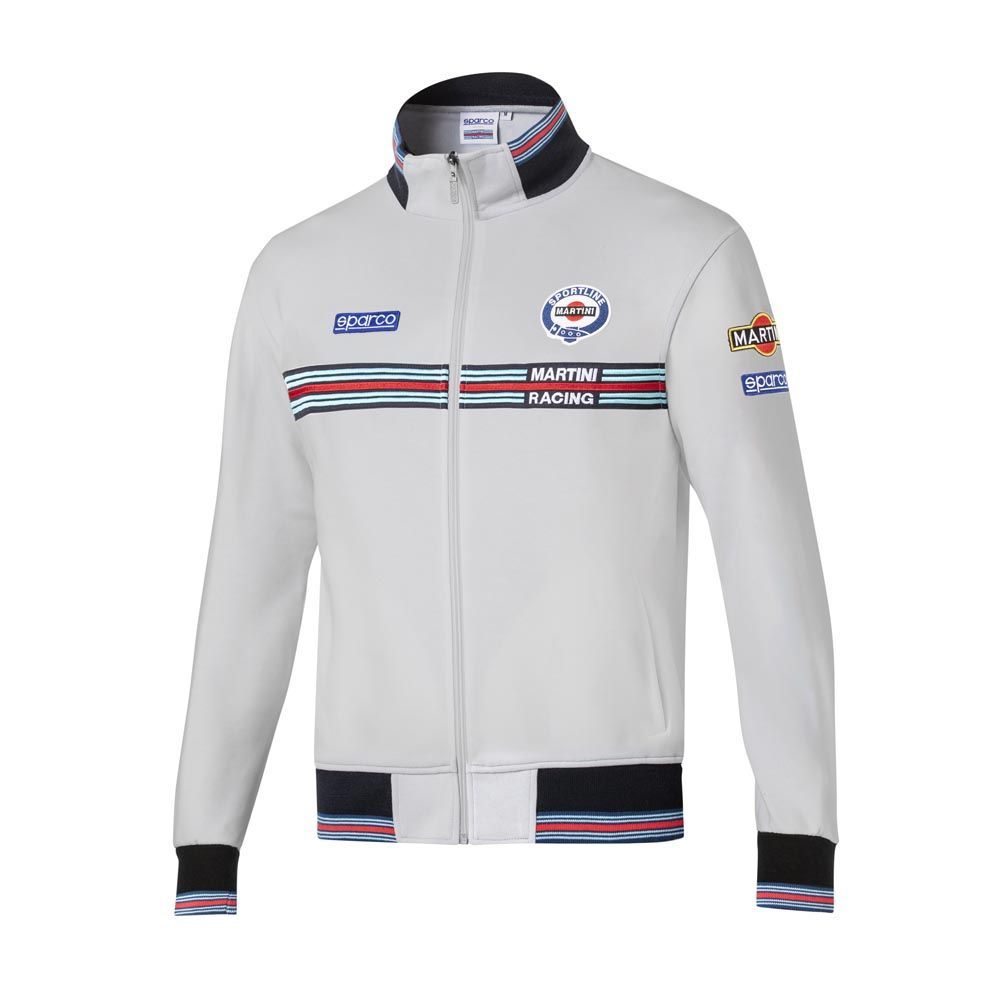 FELPA FULL ZIP MARTINI  RACING GRIGIO