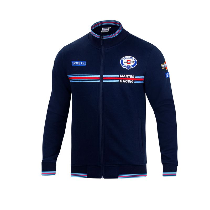 FELPA FULL ZIP MARTINI RACING BLU FELPA FULL ZIP MARTINI RACING BLU