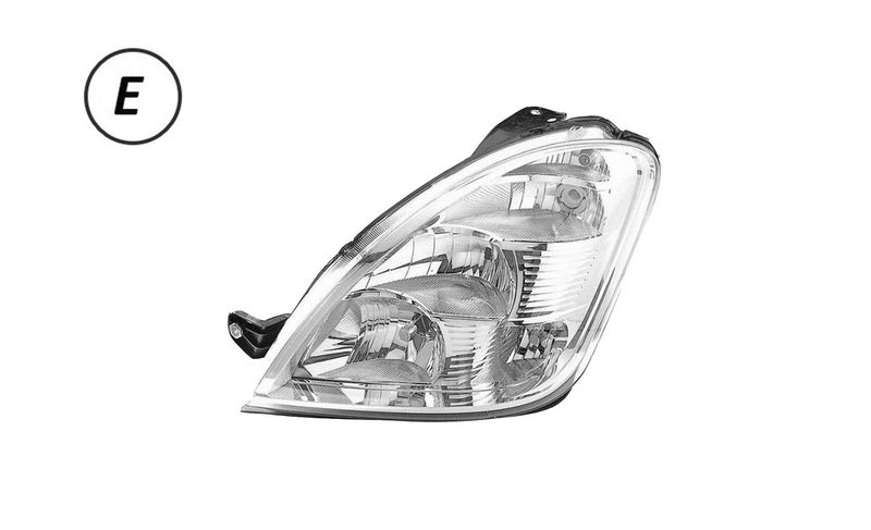 FARO SINISTRO ELETTRICO CON MOTORE (H1-H7-H7-PY21W-W5W) OMOLOGATO