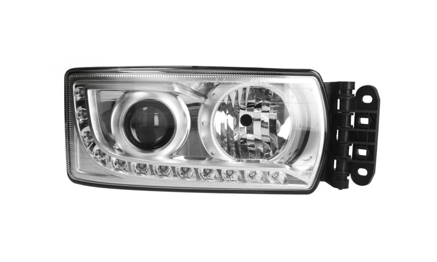 FARO DESTRO ELETTRICO SENZA MOTORE CON CONVERTITORE SENZA LAMPADINA (H7-H7-LED)