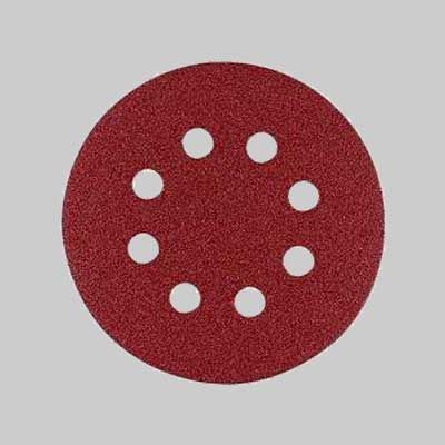 DISCO ABRASIVO VELCRATO Ø 115 GR40 A 8 FORI CF=50 pz DISCO ABRASIVO VELCRATO Ø 115 GR40 A 8 FORI CF=50 pz