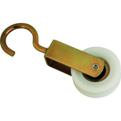 CARRUCOLA NYLON + CUSCINETTO + GANCIO CARRUCOLA NYLON + CUSCINETTO + GANCIO