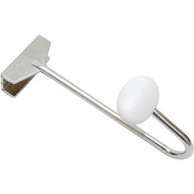 APPENDIABITI RETROPORTA AD INCASTRO IN ACCIAIO CON FINITURA IN CROMO LUCIDO APPENDIABITI RETROPORTA AD INCASTRO IN ACCIAIO CON FINITURA IN CROMO LUCIDO