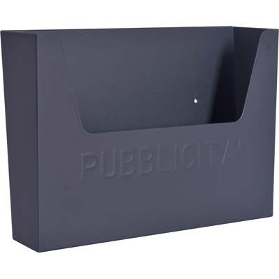 CASSETTA PORTA PUBBLICITA EFFE IN ACCIAIO VERNICIATA ANTRACITE (MM )355X100 H.MM 290 CASSETTA PORTA PUBBLICITA EFFE IN ACCIAIO VERNICIATA ANTRACITE (MM )355X100 H.MM 290