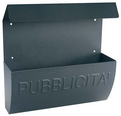 CASSETTA PORTA PUBBLICITA RECLAME ALUBOX IN ACCIAIO ZINCATO VERNICIATO GRIGIO ANTRACITE ( MM 310X100 H.MM 310) CASSETTA PORTA PUBBLICITA RECLAME ALUBOX IN ACCIAIO ZINCATO VERNICIATO GRIGIO ANTRACITE ( MM 310X100 H.MM 310)