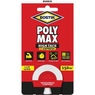 BOSTIK POLYMAX HIGH TACK NASTRO BIADESIVO