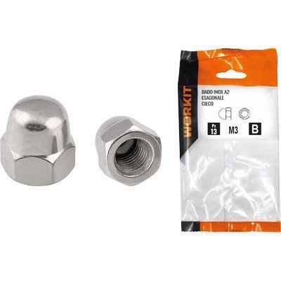 DADO ESAGONALE CIECO INOX A2 SELF WORKIT CF>= 4 PZ DADO ESAGONALE CIECO INOX A2 SELF WORKIT CF>= 4 PZ