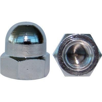 DADO ESAGONALE CIECO OTTONE NICHELATO M 6 - CF=PZ 100