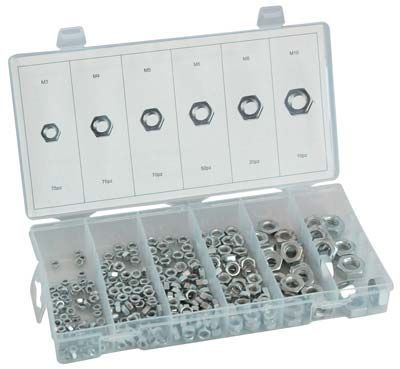 DADO ESAGONALE ZINCATO IN KIT SELF HAND  - M 3/10   -  CF=PZ 300